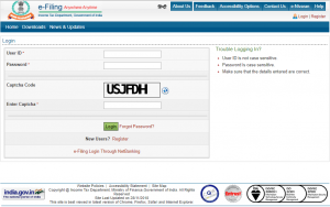 itr-v login Required Details