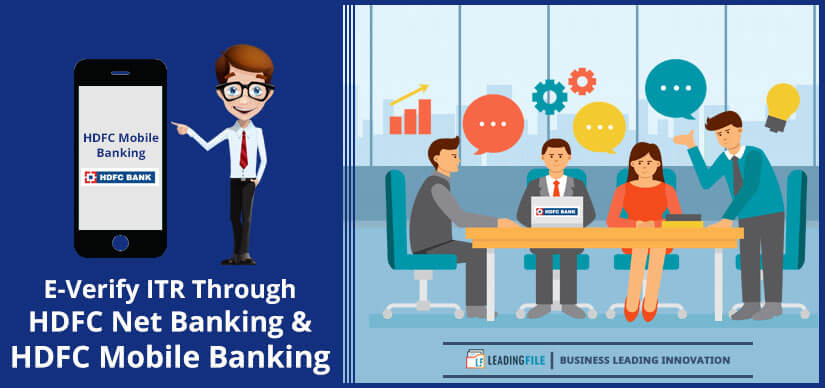 E-Verify ITR Through HDFC Net Banking Or HDFC Mobile Banking